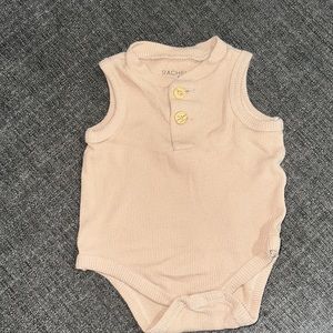 Rachel Zoe Sleeveless rib onesie